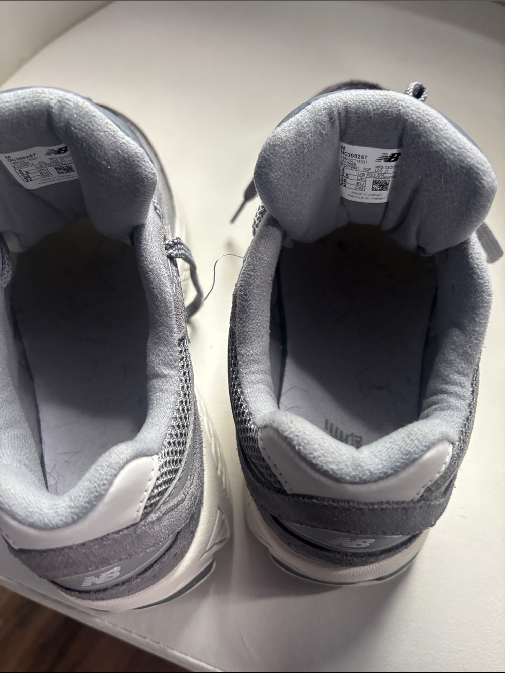 New Balance Kids Grey Mesh & Suede Sneaker - Picture 5 of 9
